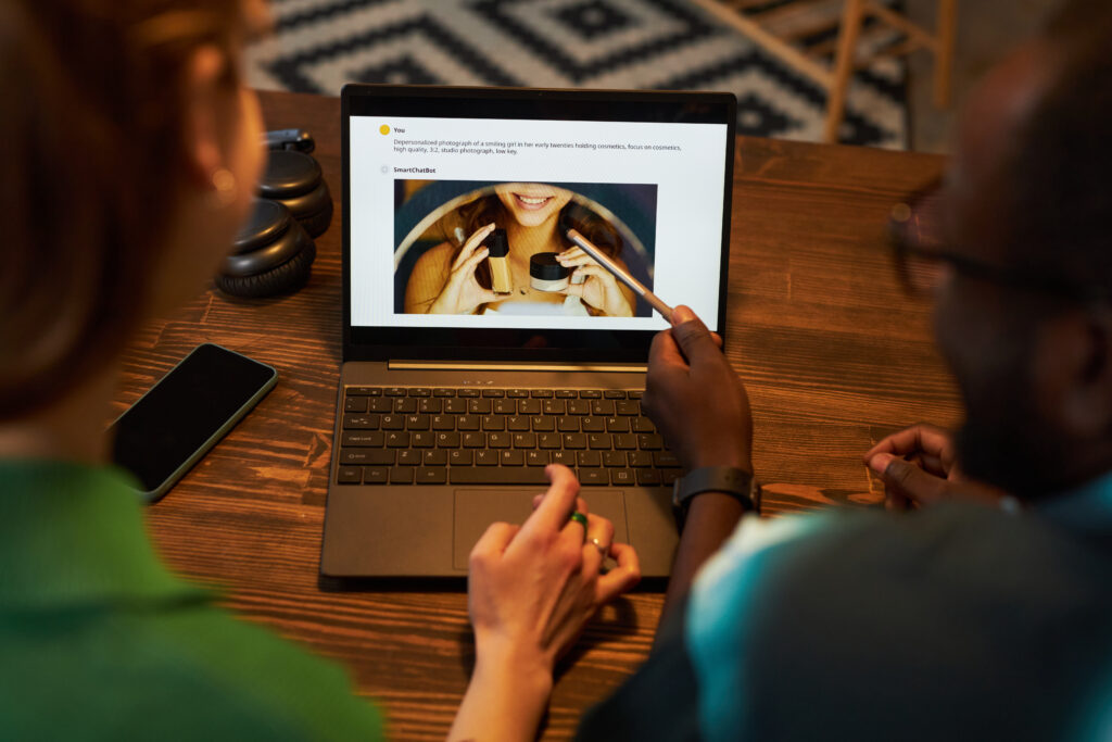 Colleagues Discussing Image On Laptop In Team 2025 04 01 20 03 44 Utc 1024x683